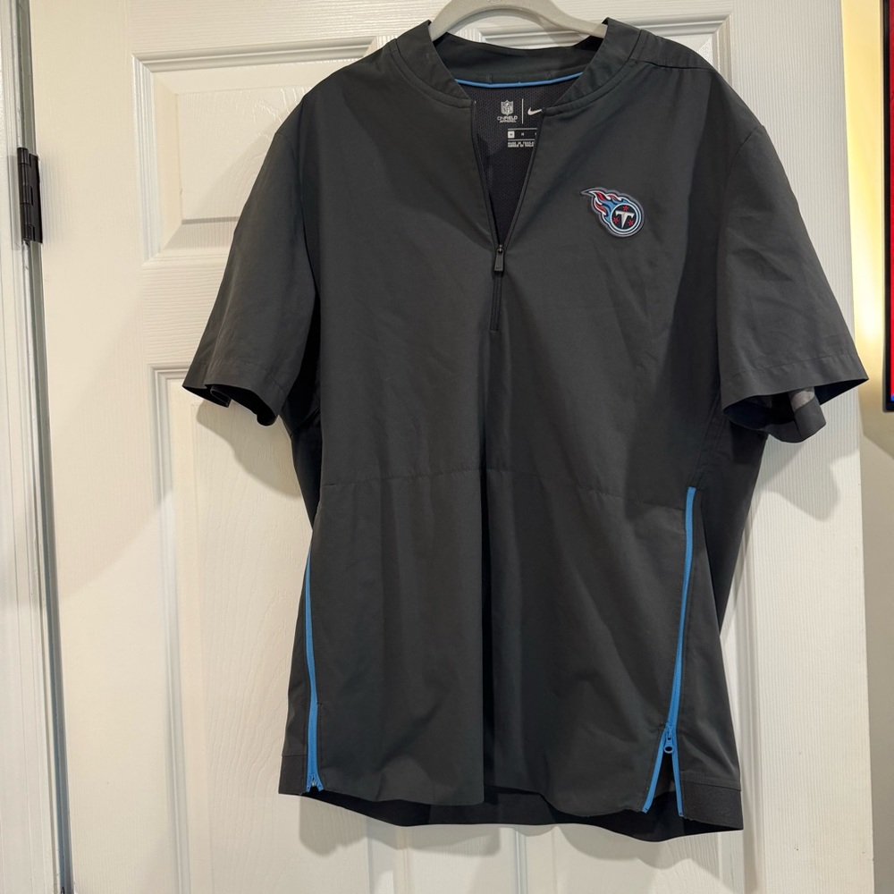Nike Tennessee Titans Sideline Short Sleeve Quarter Zip